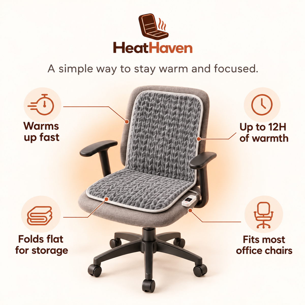 Heated Chair Cushion PRO